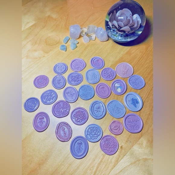 Pink color! Handcrafted Wax Seals Stamp — Perfect for wedding & ceremonies! - Picture 2 of 3